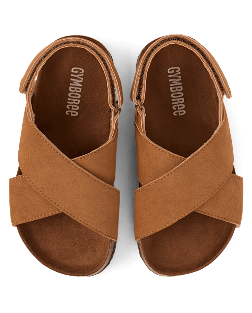 Boys Cross Strap Sandals - Little Essentials