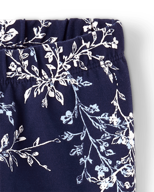 Girls Floral Ruffle Dress - Driftwood Bay - Blue