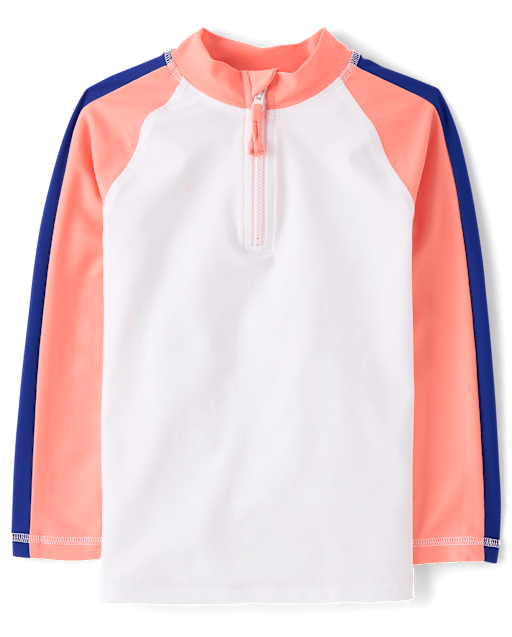 Maillot de bain anti-UV garçon à fermeture éclair 1/4 colorblock - Boutique de natation - lbl_product_image_view_2
