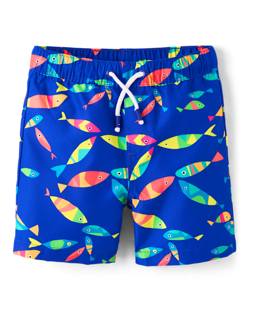 Boys Fish Swim Trunks - Swim Shop - view 2