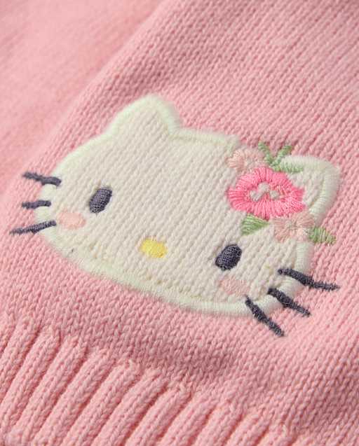 Baby Girls Hello KittyÂ® Applique Floral Cardigan - lbl_product_image_view_2