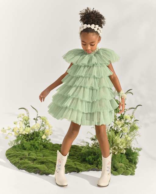Girls Glitter Pleated Tulle High Neck Dress - Marchesa Mini x Gymboree - lbl_product_image_view_2