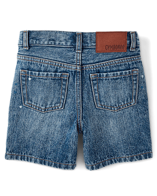 Short en jean à motifs éclaboussures de peinture pour garçon - Driftwood Bay - lbl_product_image_view_2