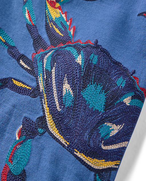 Haut brodé à motif crabe pour garçon - Driftwood Bay - lbl_product_image_view_2
