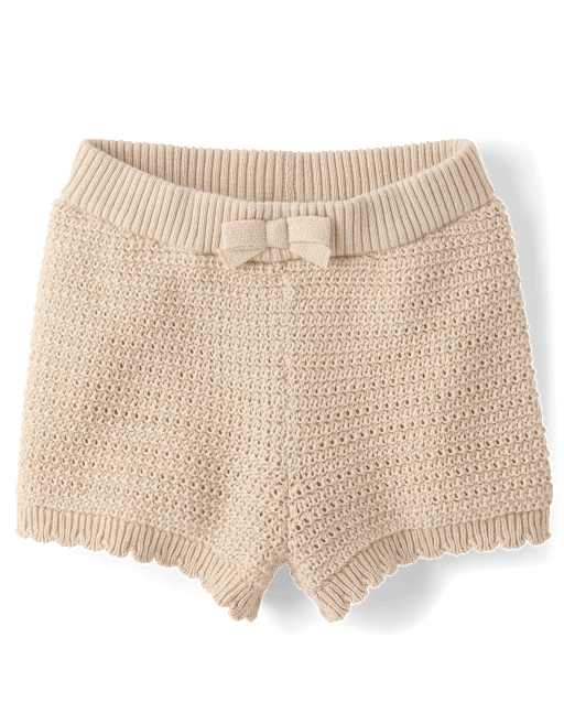 Girls Crochet Scalloped Crochet Shorts - Driftwood Bay - lbl_product_image_view_2
