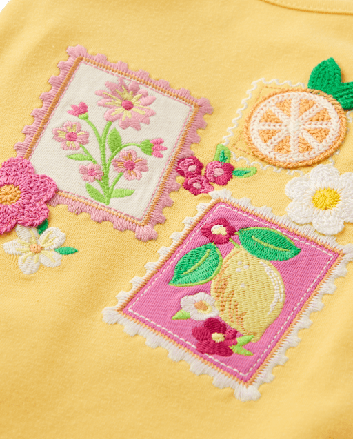 Girls Embroidered Flutter Top - Amalfi Coast - lbl_product_image_view_2