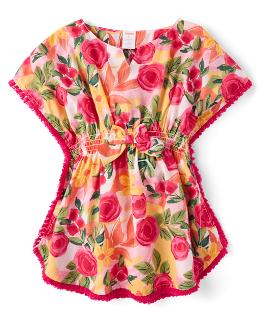 Girls Floral Tassel Cover-Up - Swim Shop - lbl_product_image_view_2