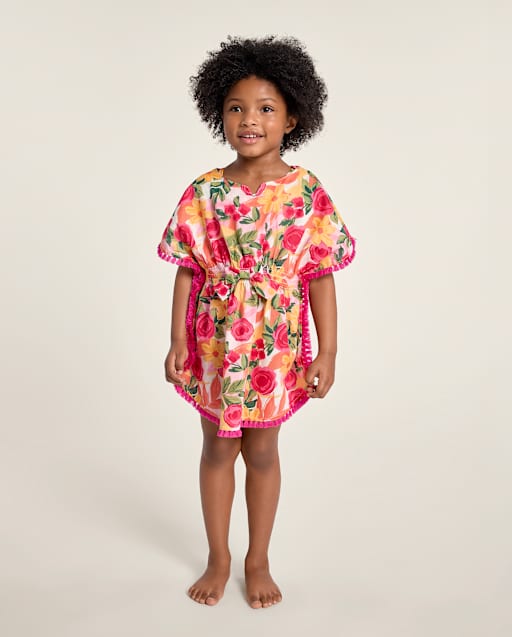 Girls Floral Tassel Cover-Up - Swim Shop - lbl_product_image_view_1