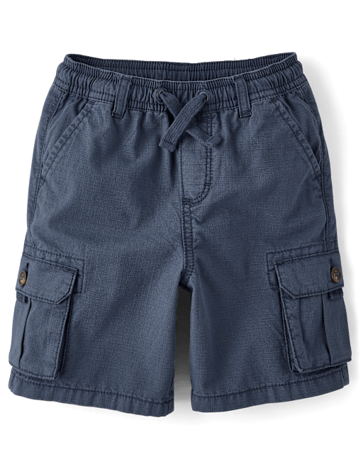 Short cargo garçon en tissu ripstop teint en pièce - Driftwood Bay - lbl_product_image_view_2
