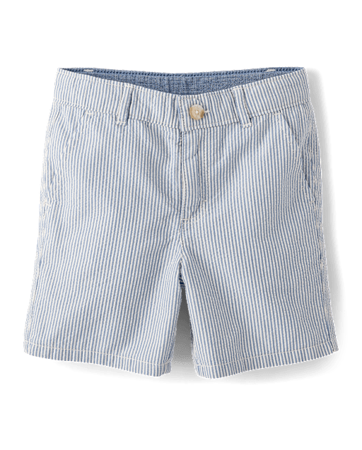 Boys Seersucker Chino Shorts - Nantucket Charm - lbl_product_image_view_2