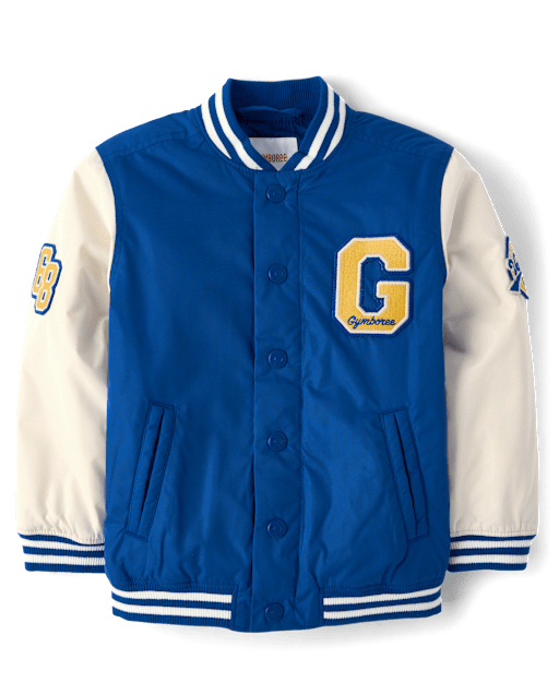 Boys Embroidered Varsity Jacket - Collegiate Club - view 2
