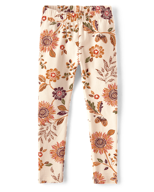 Girls Floral Leggings - The Harvest Edit - lbl_product_image_view_1