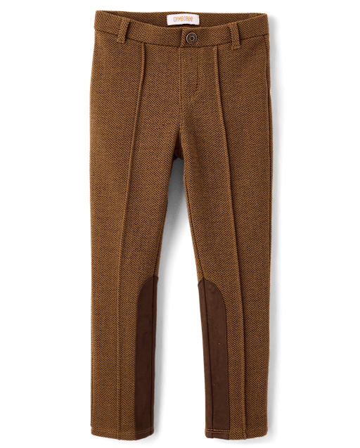 Girls Contrast Textured Jeggings - Countryside Manor