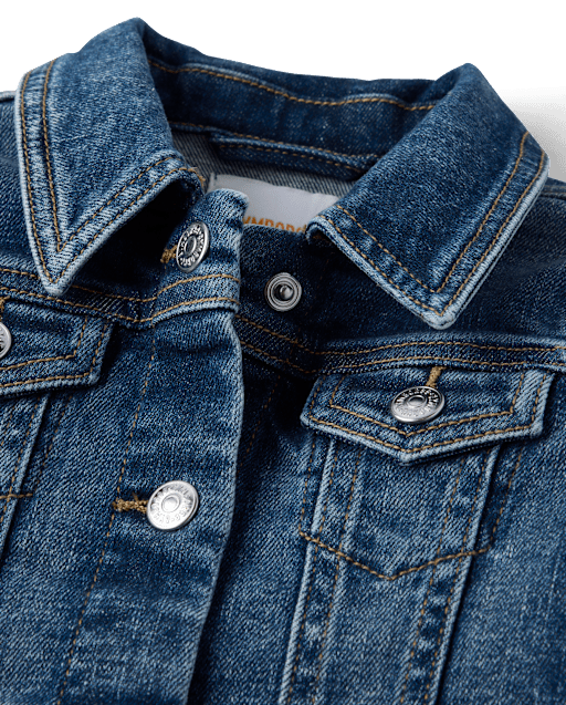 Girls Flutter Denim Jacket - Little Essentials - view 2