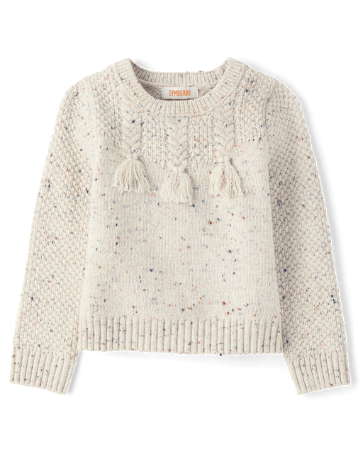 Girls Tassel Sweater - Blue Sky Mountain - lbl_product_image_view_1