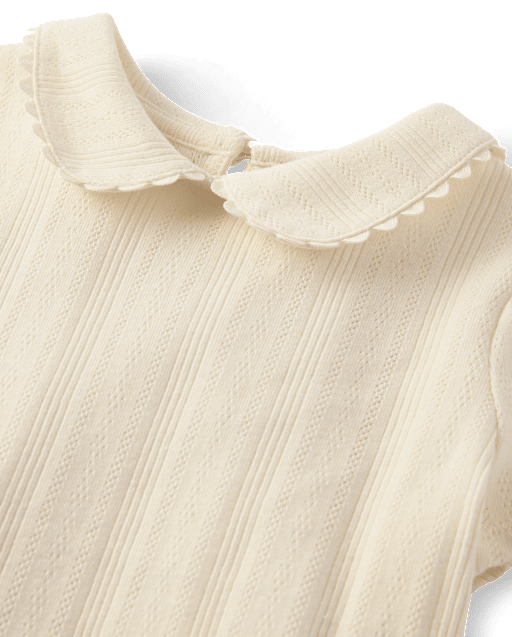 Girls Pointelle Peter Pan Top - Little Essentials - lbl_product_image_view_2