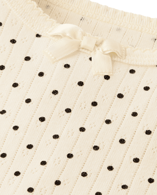 Girls Print Snug Fit Pointelle Pajamas - lbl_product_image_view_2