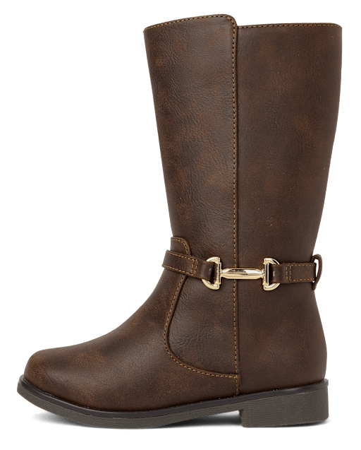 Girls Buckle Boots - Little Essentials
