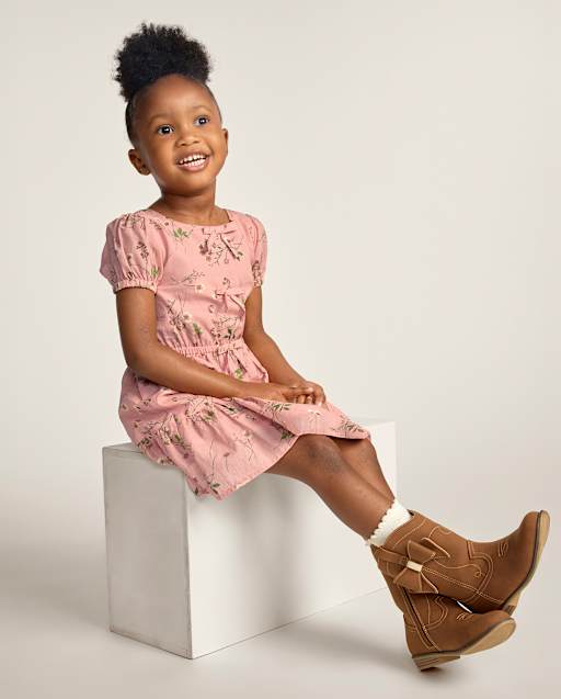Girls Bow Cowgirl Boots - Little Essentials - lbl_product_image_view_2