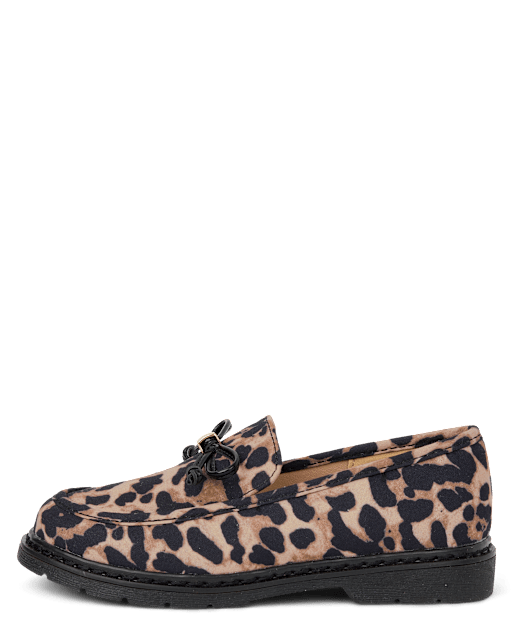 Girls Leopard Bow Loafers - The Leopard Edit - lbl_product_image_view_2