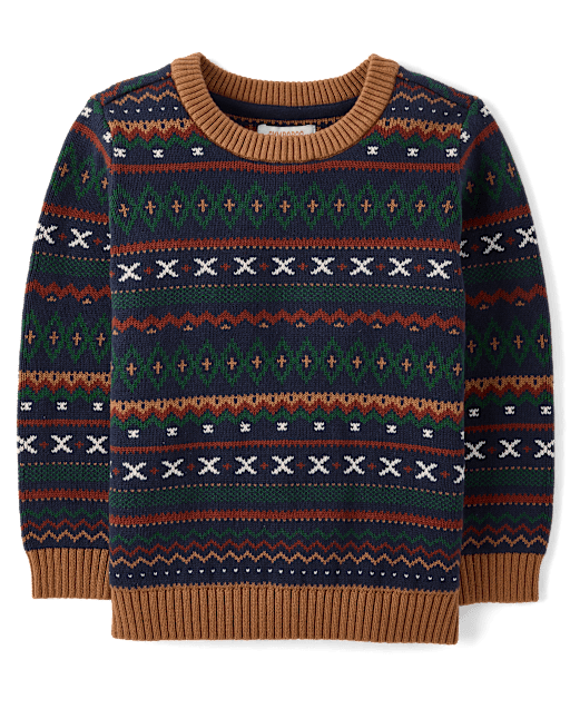 Boys Fairisle Sweater - Countryside Manor