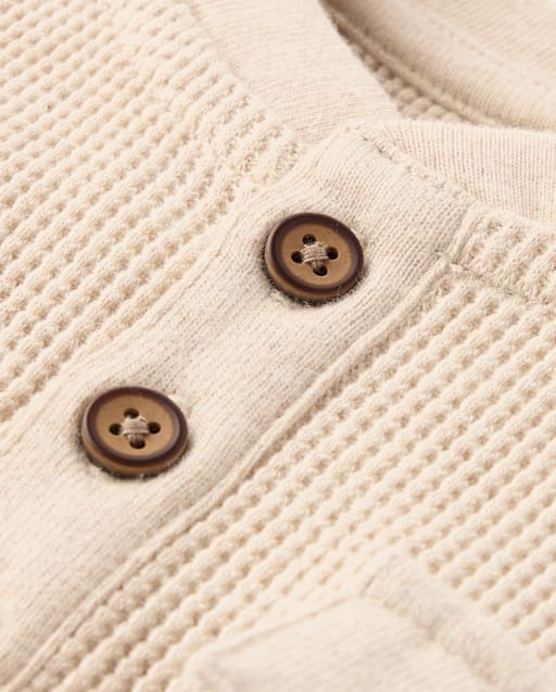 Haut Henley thermique pour garçon - Little Essentials - lbl_product_image_view_2