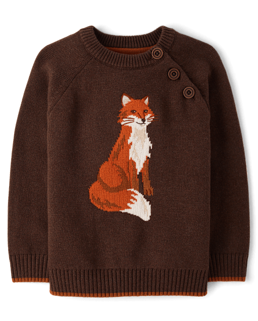 Pull garçon renard intarsia - Collection Harvest - lbl_product_image_view_2