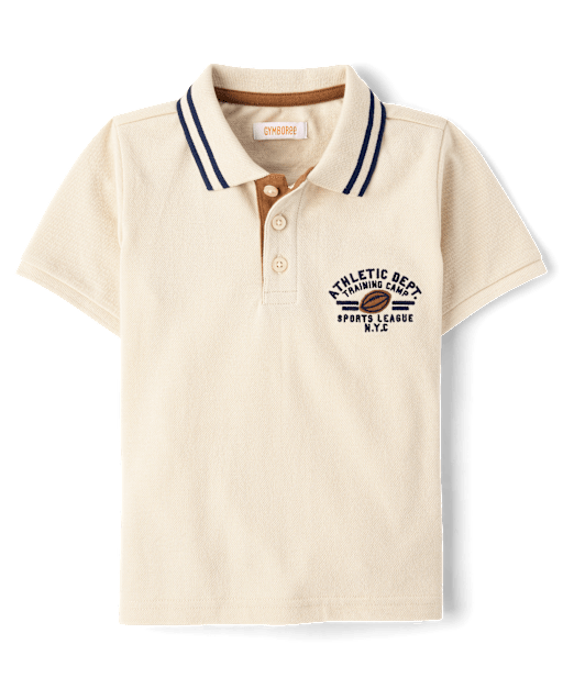 Boys Embroidered Varsity Polo - Collegiate Club - lbl_product_image_view_2