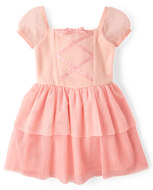 Girls Bow Tiered Tutu Dress - Le Petite Ballet - lbl_product_image_view_2