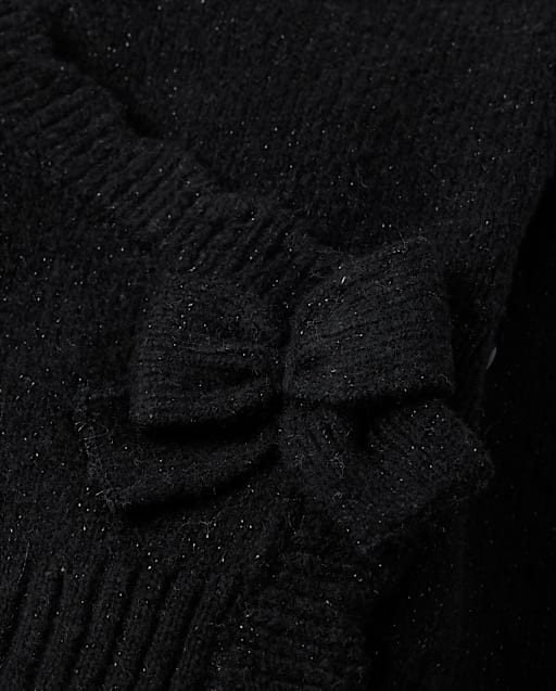Girls Scalloped Bow Wrap Cardigan - Le Petite Ballet - lbl_product_image_view_2