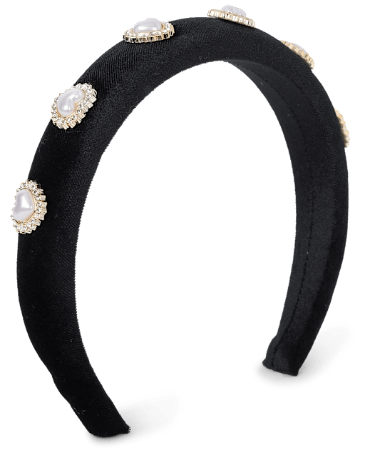 Girls Embellished Puffy Headband - Little Essentials - view 1