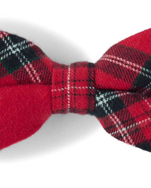 Boys Plaid Bow Tie - Tartan Remix - view 2