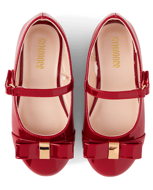 Girls Bow Ballet Flats - Tartan Remix