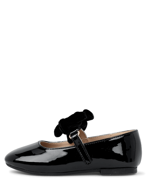 Girls Bow Ballet Flats - Little Essentials - view 2