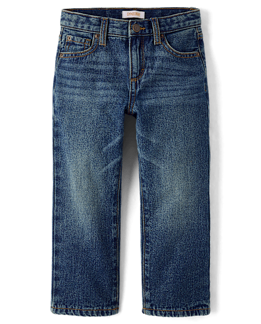 Boys Lined Straight Jeans - Little Essentials - view 1