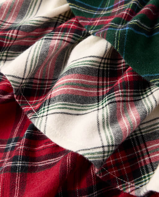 Girls Plaid Flannel Tiered Skort - Tartan Remix - view 2
