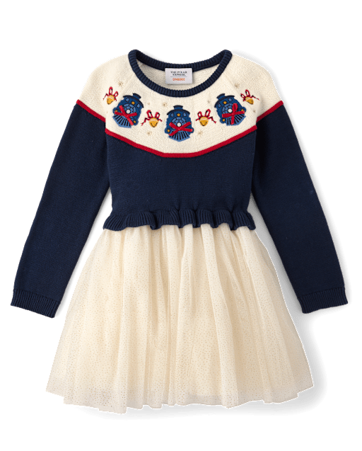 Girls Embroidered Train Tutu Dress - The Polar Express™ x Gymboree