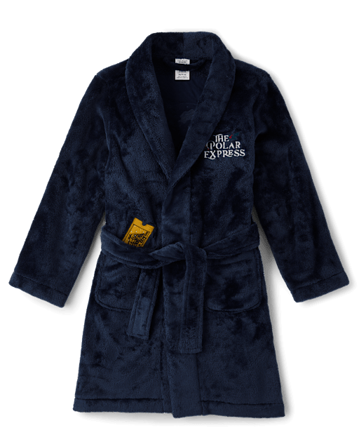 Kids Embroidered Train Fleece Robe - The Polar Express™ x Gymboree