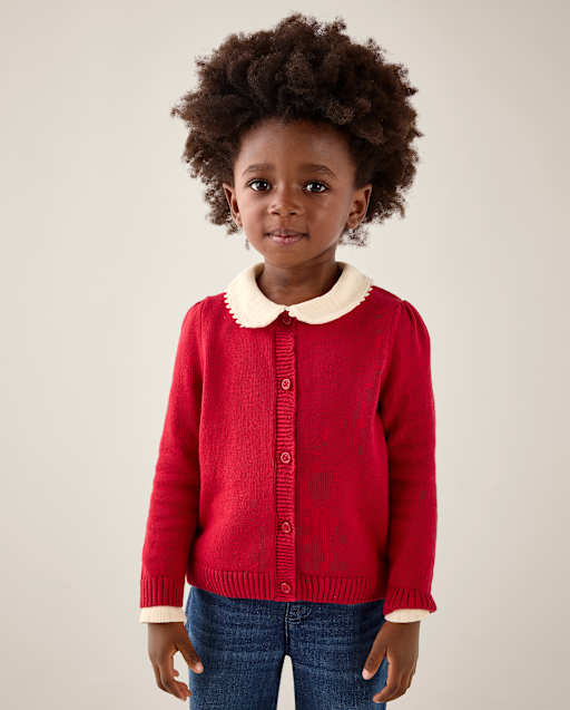 Gilet festonné pour fille - Little Essentials