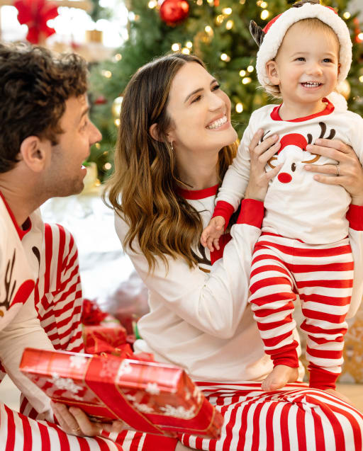 Matching Family Pajamas - Reindeer Gymmies