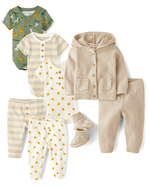 Baby Boys Green Animal Gift Set - Homegrown by Gymboree Collection