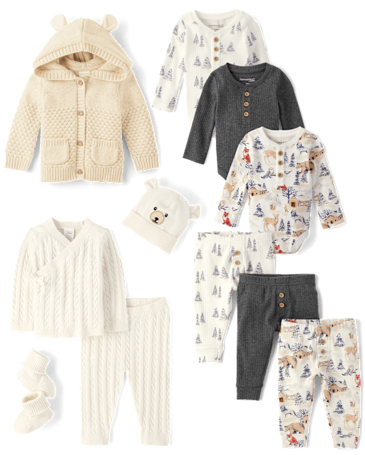 Baby Boys Gift Set - Winter Animals Collection