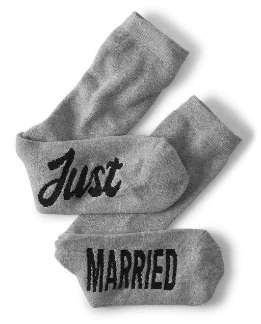 Mens Just Married Socks