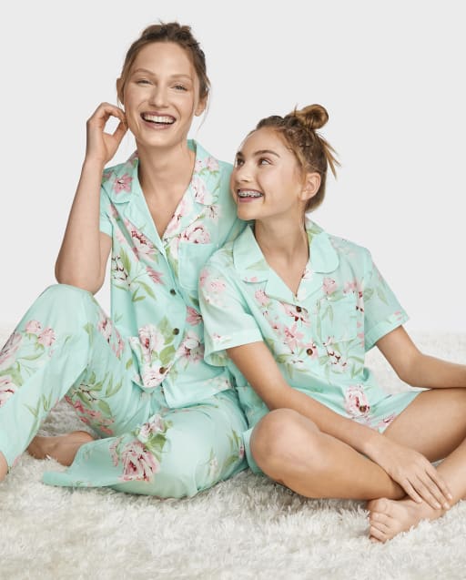 Matching Mom & Me Pajama Sets - Fresh Florals