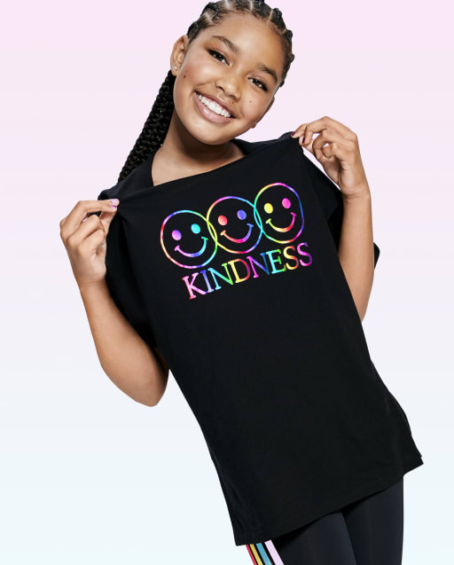 Tween Girls Oversized Graphic Tee