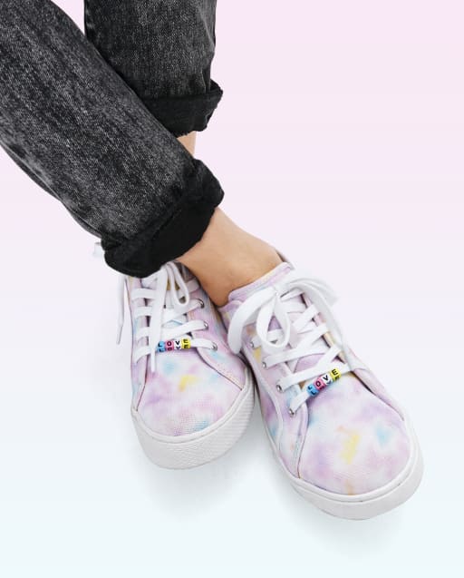 Tween Girls Tie Dye Low Top Sneakers