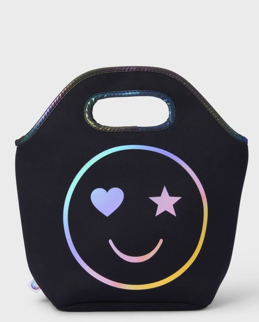 Girls Happy Face Lunch Bag