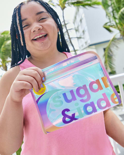 Girls Sugar & Jade Logo Pouch
