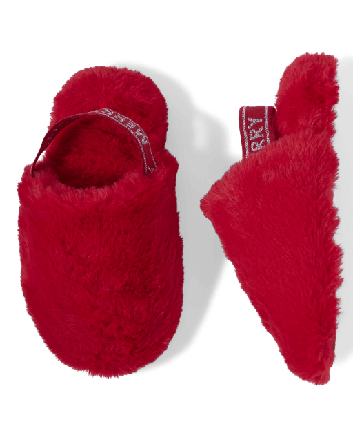 Tween Girls Merry Back-Strap Slippers