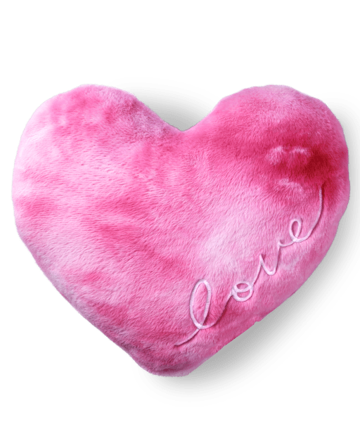 Tween Girls Tie Dye Heart Pillow